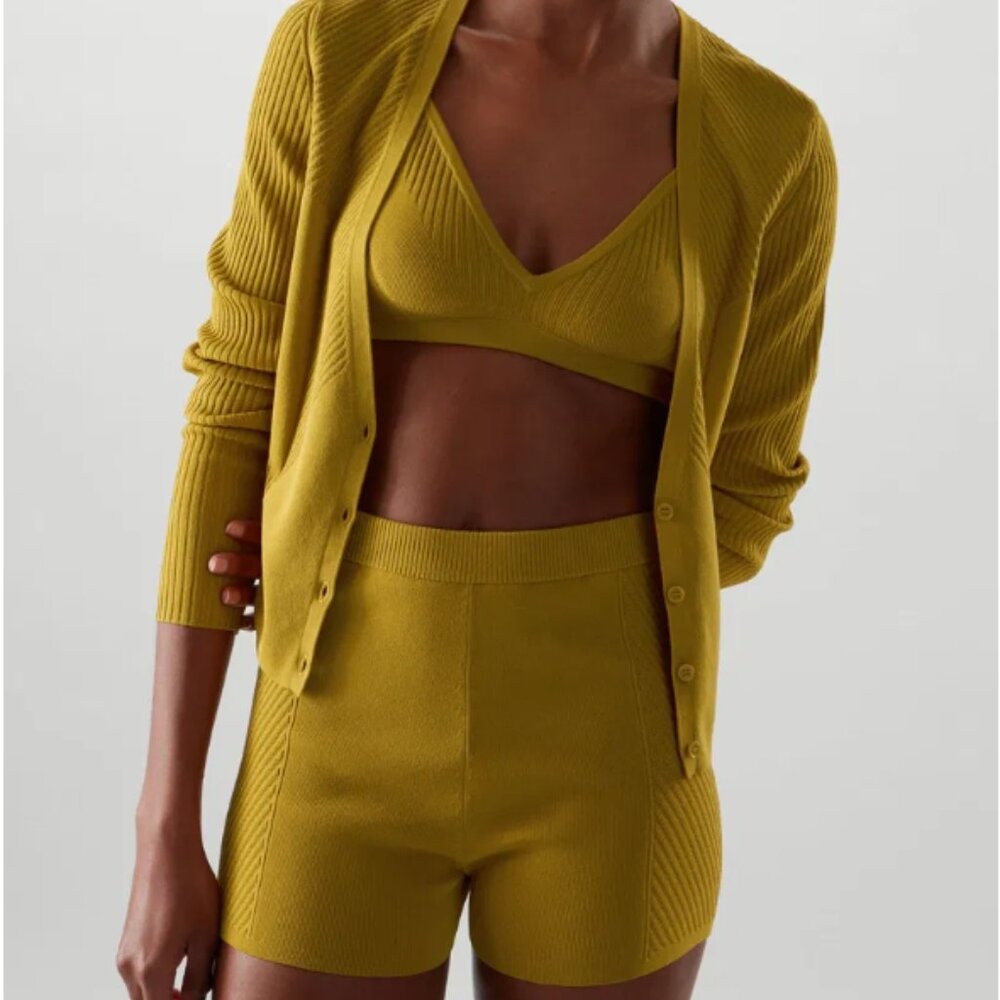 COS Mustard Yellow Knit Set